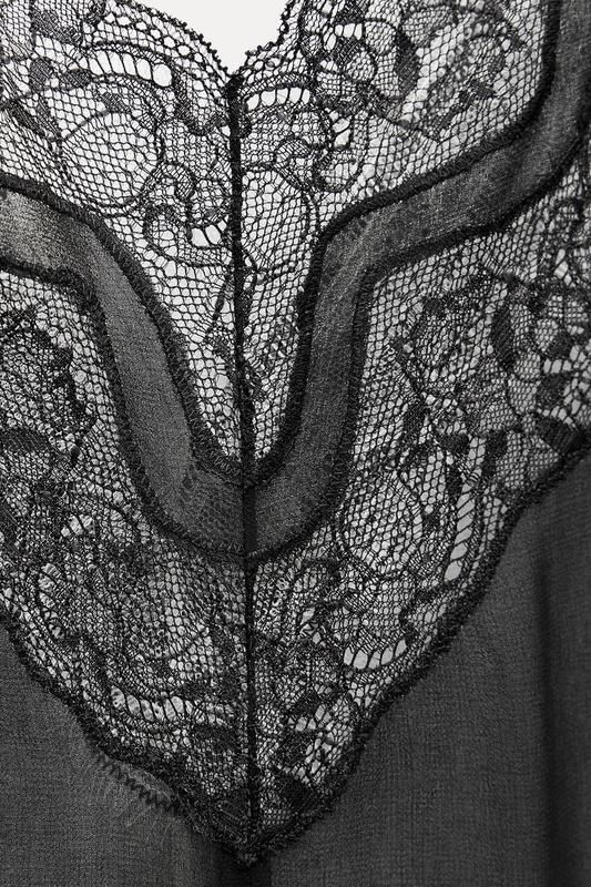 Сукня-сліп zara collection із мереживом