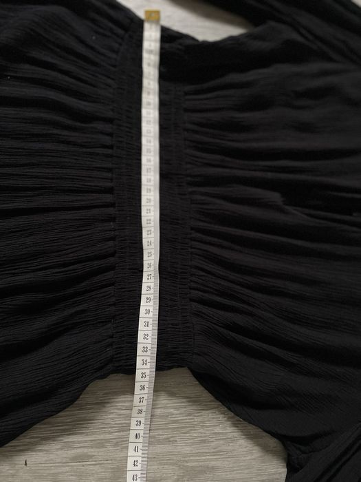 Missguided sukienka muślin czarna boho styl M 38