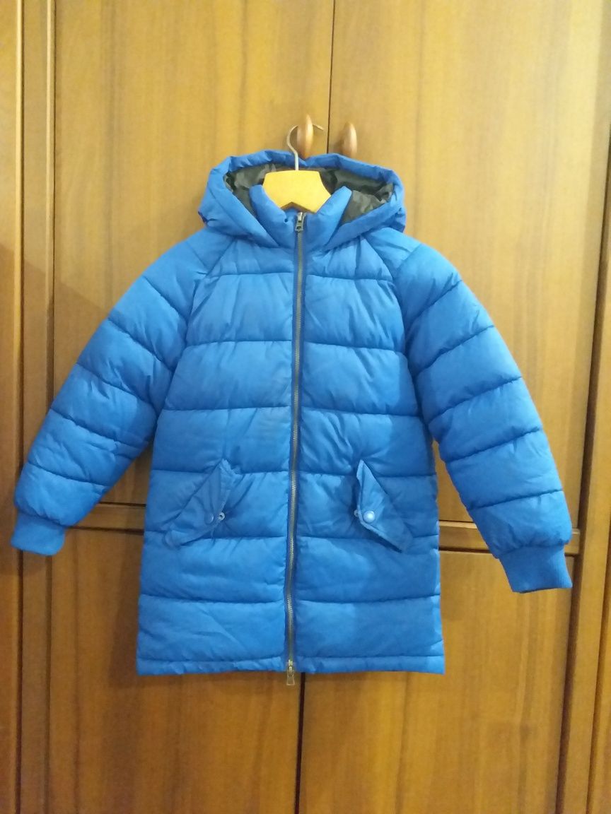 Куртка, пуховик на 6~9 лет, теплая ,рост 120 см Beneton, дитяча куртка