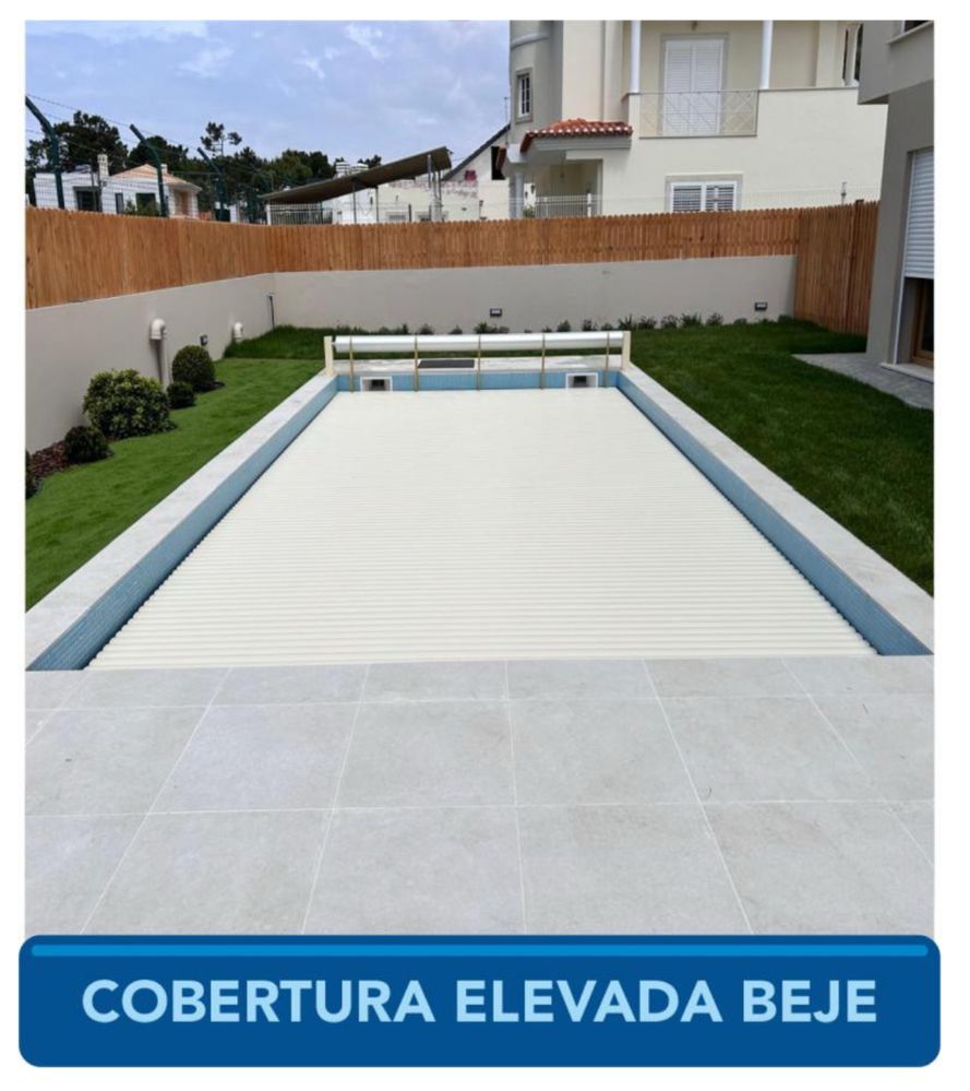 Mseguranca com cobertura na piscina Mergulho Salgado Piscinas
