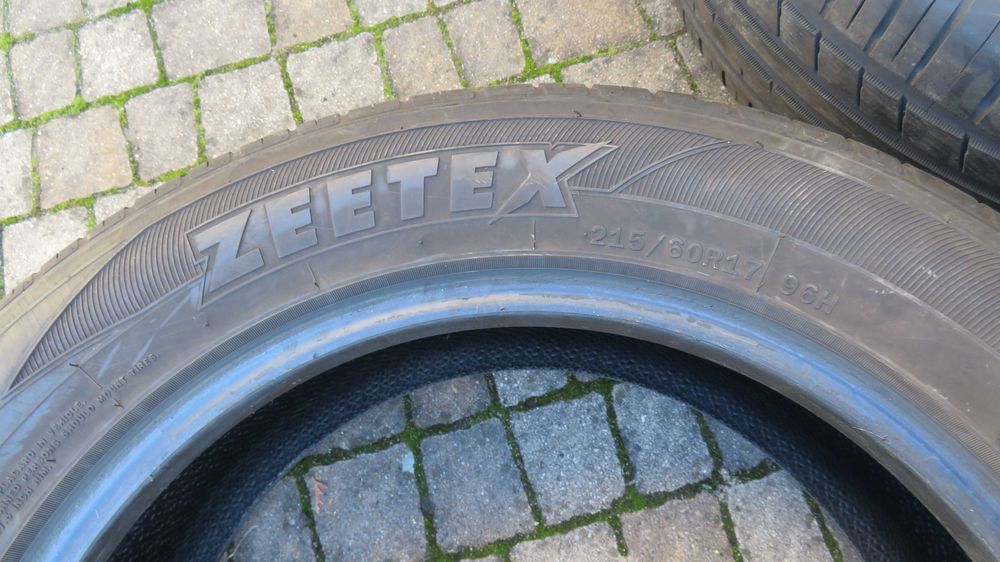 Zeetex 215/60R17 96H szt2 + 4 kołpaki 16cali