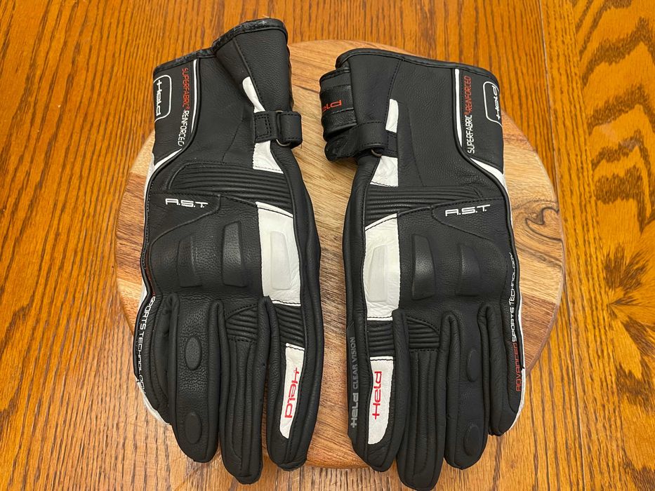 Damskie rękawice motocyklowe Held RST, skóra, rozmiar D7  -super stan!