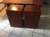 Komoda biurowa z płyty MDF używana. Szer. 45 gł. 42,2 wys. 72 cm.