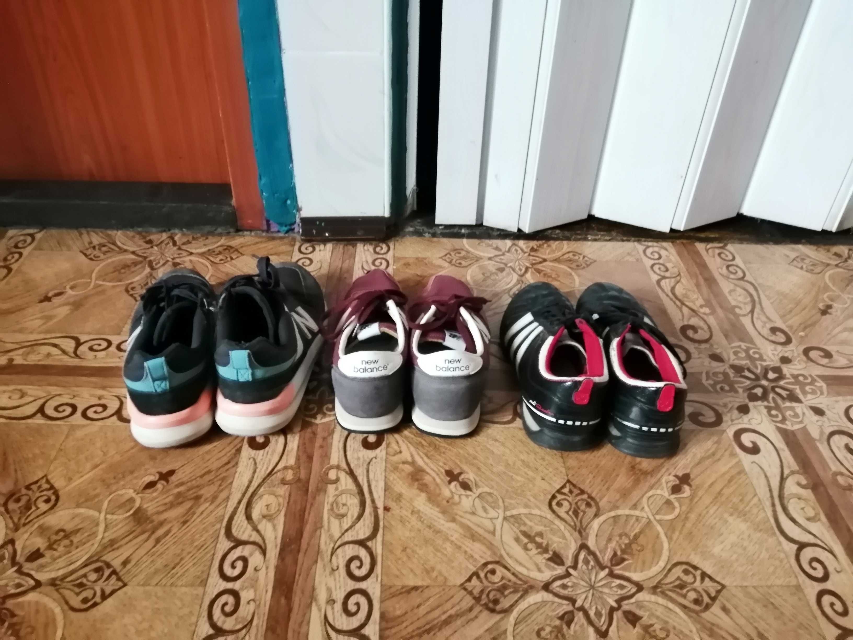 3 pary butów Adidas i New Balace roz 38 wysłka gratis