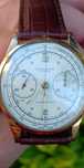 Złoty 18 k/750 zegarek męski Chronometr