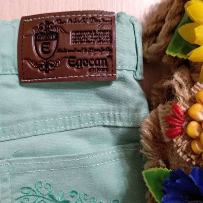 Джинсы (брюки) летние легкие для девочки, фирмы Еgecan (Турция)
