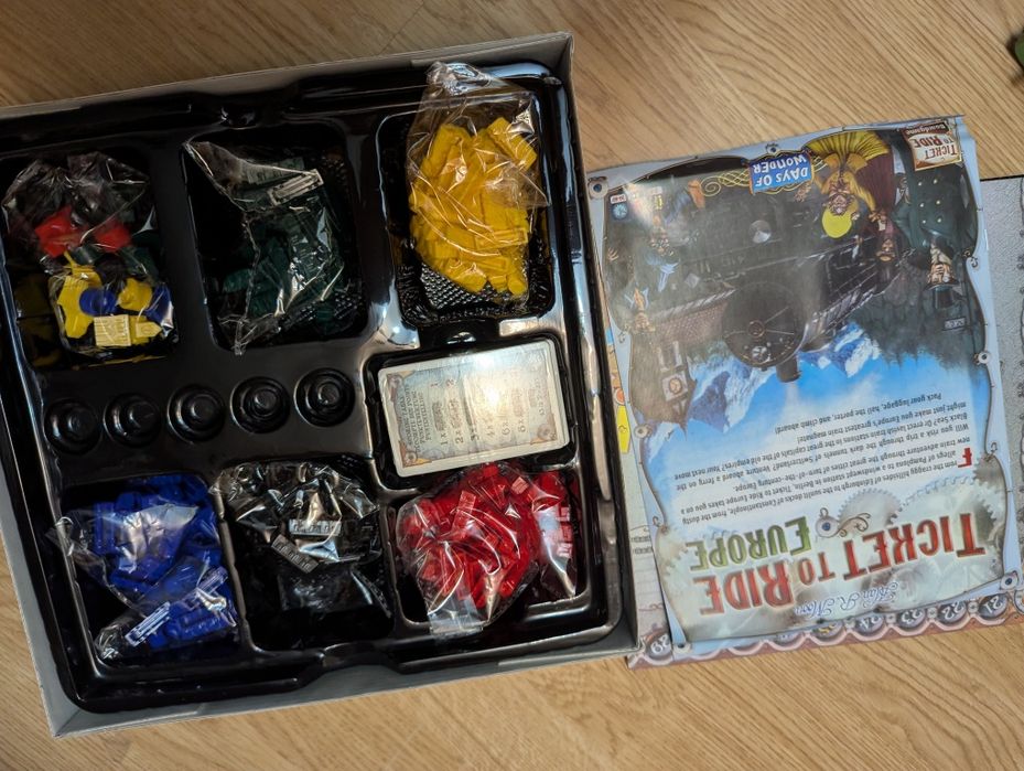 Нова настільна гра Ticket to ride Europe Квиток на поїзд Европа