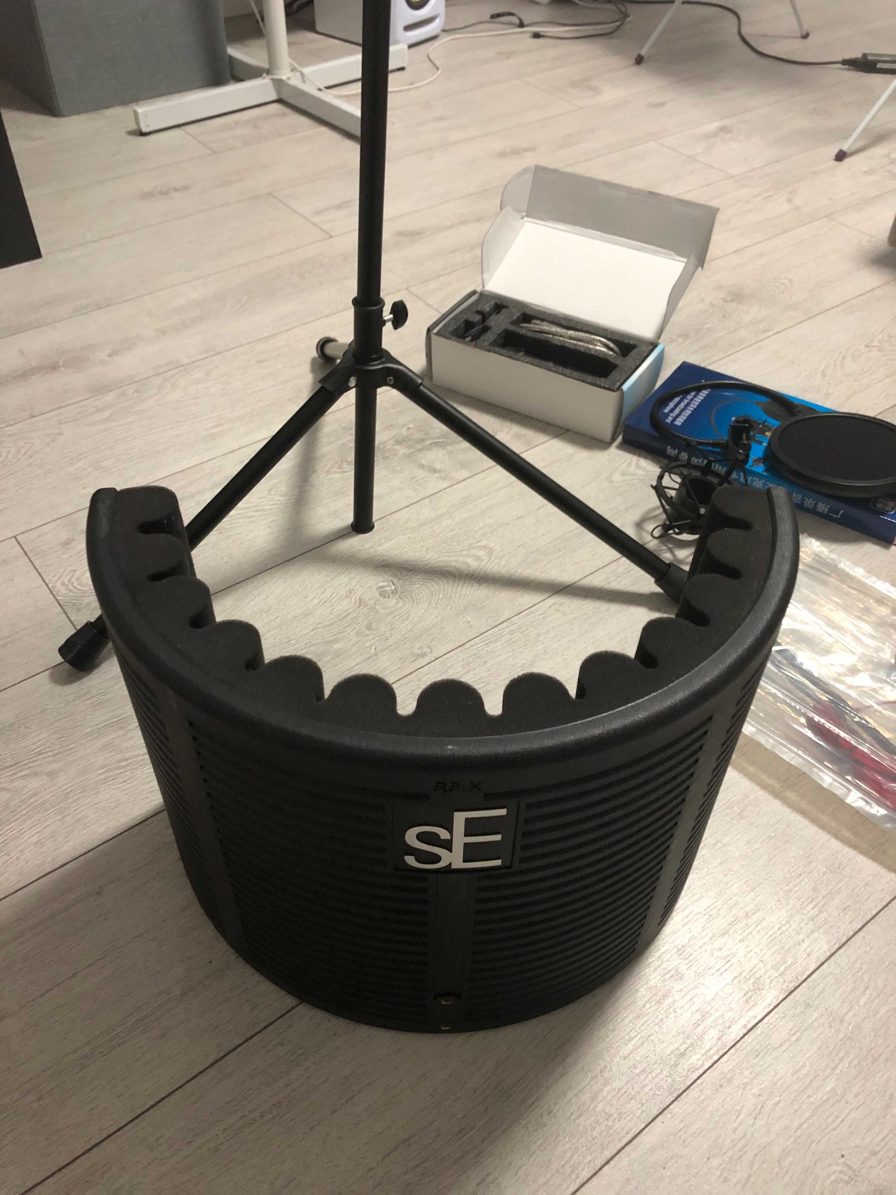 Zestaw mikrofon Novox nc1 usb / kabina akustyczna se / statyw NOWE