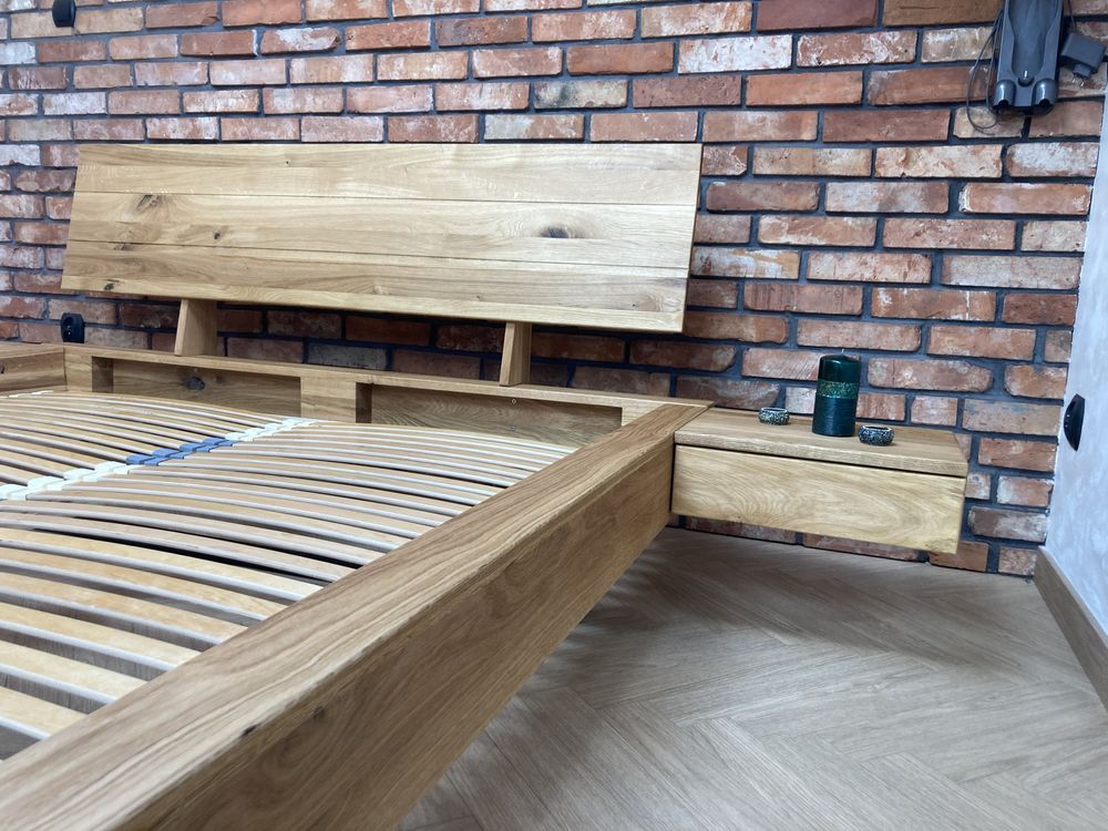 Łóżko dębowe 160x200 LOFT PRESTIGE bardzo solidne