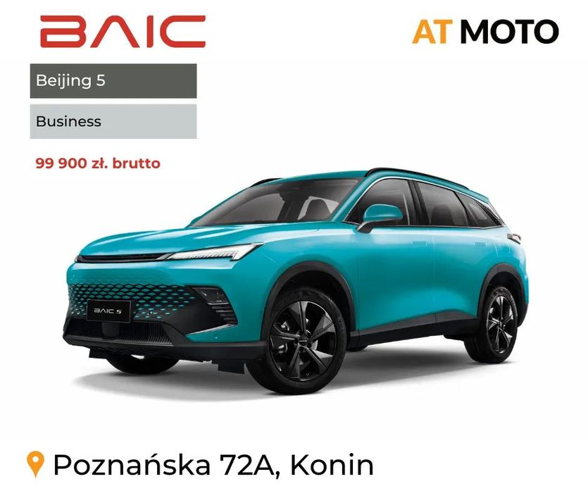 BAIC 5 Business 1.5 177KM automat 7 biegów