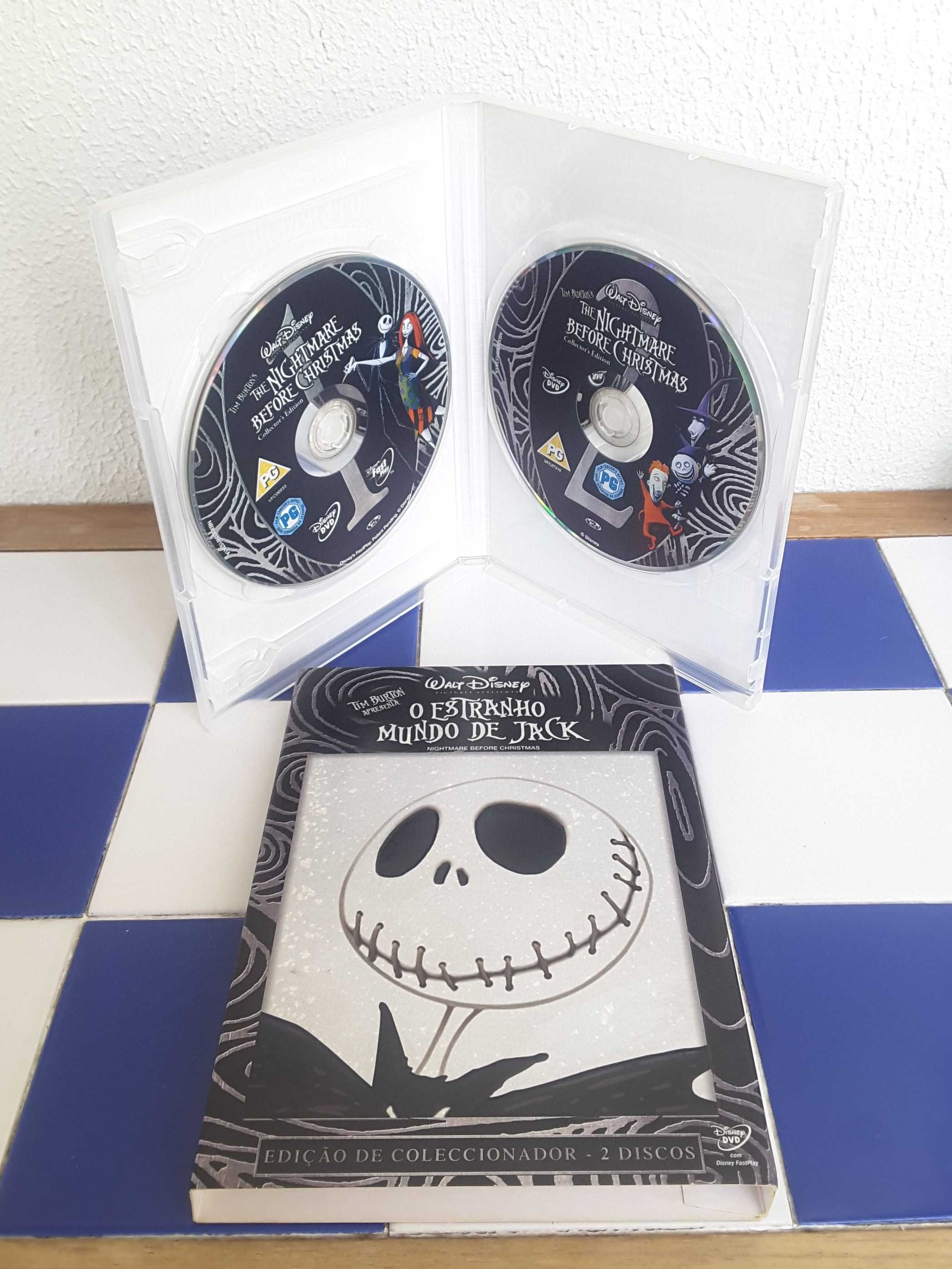 DVD Nightmare Before Christmas/Estranho Mundo de Jack- Ed Colecionador