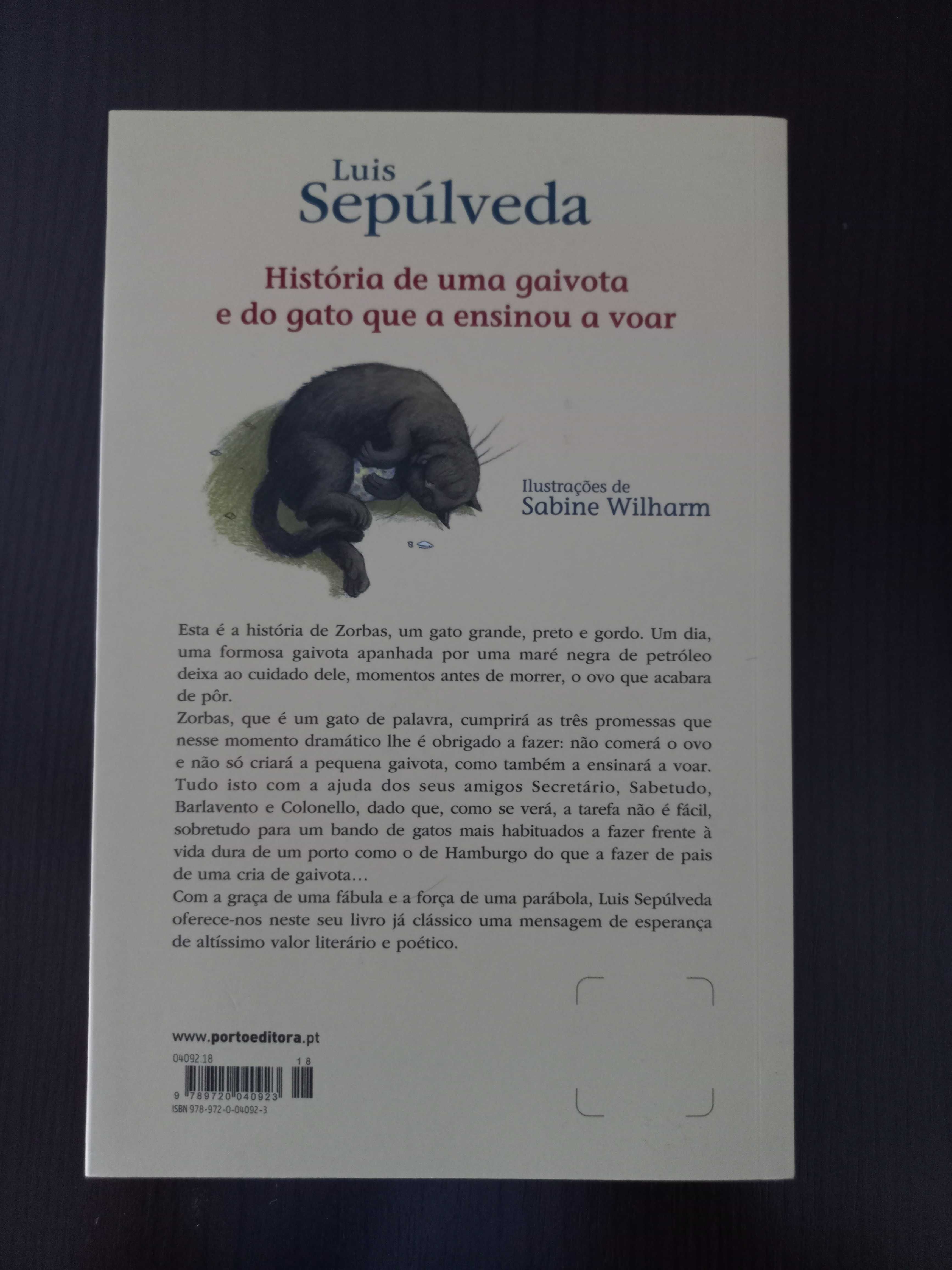 História de uma gaivota e do gato que a ensinou a voar, Luis Sepúlveda