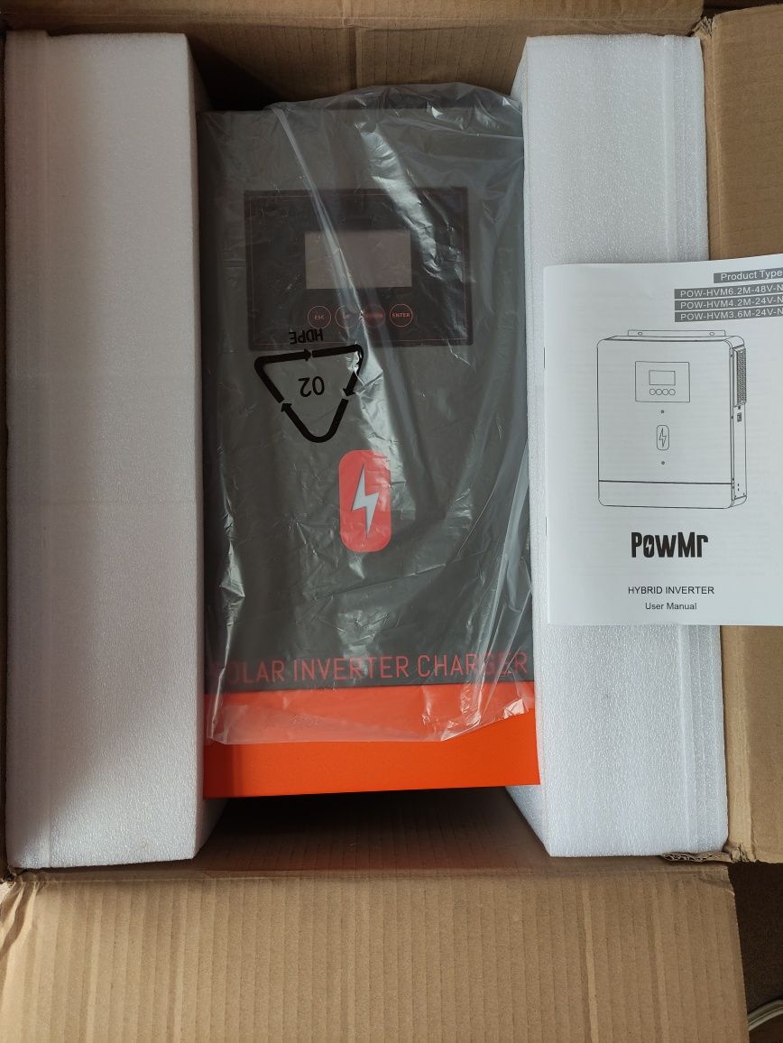 Гібридний інвертор PowMr 4.2KW 24 v