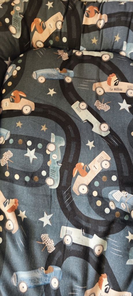 Kokon niemowlęcy La Millou wzór on the road S