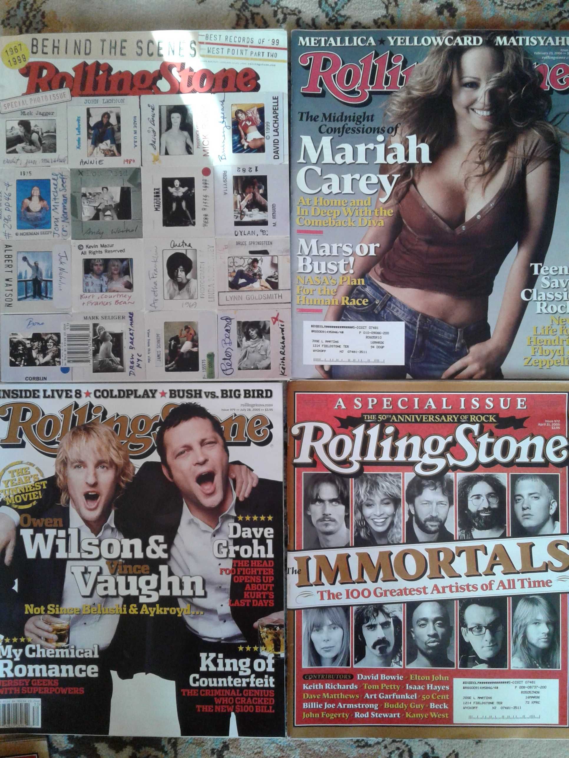 Revistas  musica ROLLING STONE