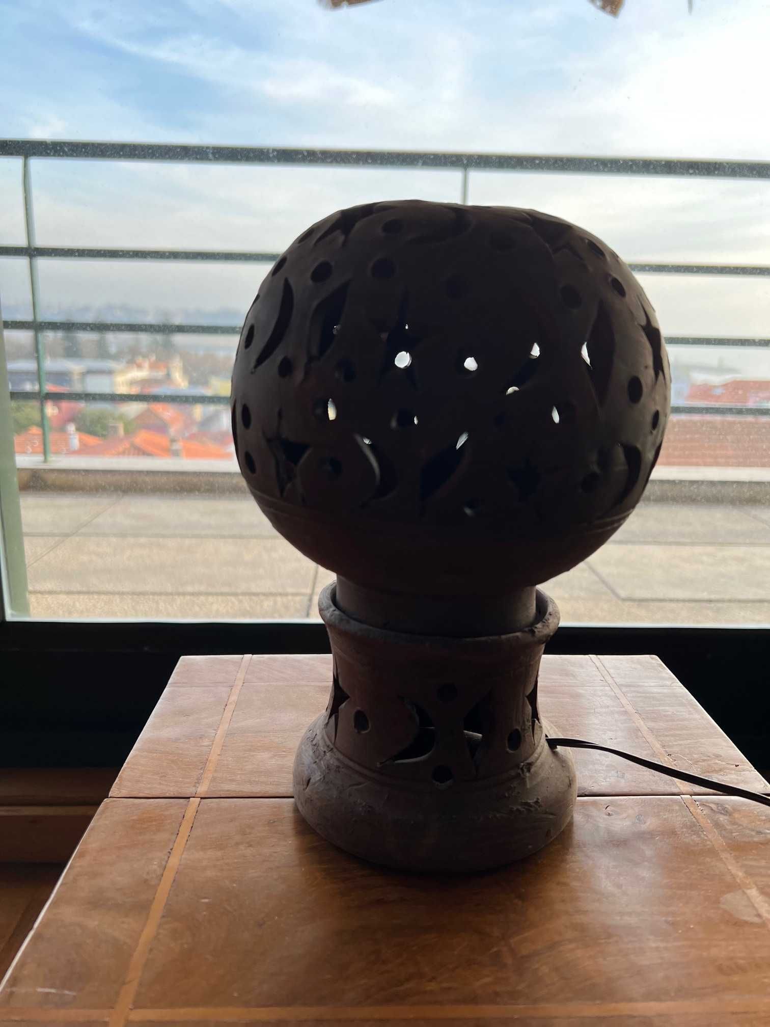 Candeeiro Barro electrificado islâmico