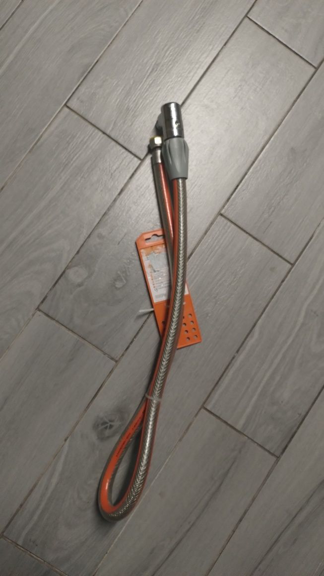 Przewód elastyczny do gazu w osłonie PVC z szybkozłączem 100cm  INVENA