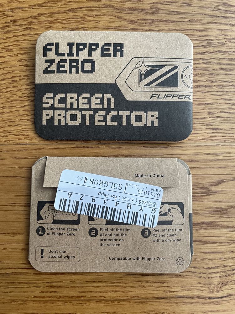 Oryginalna folia, szkło na ekran flipper zero screen protector