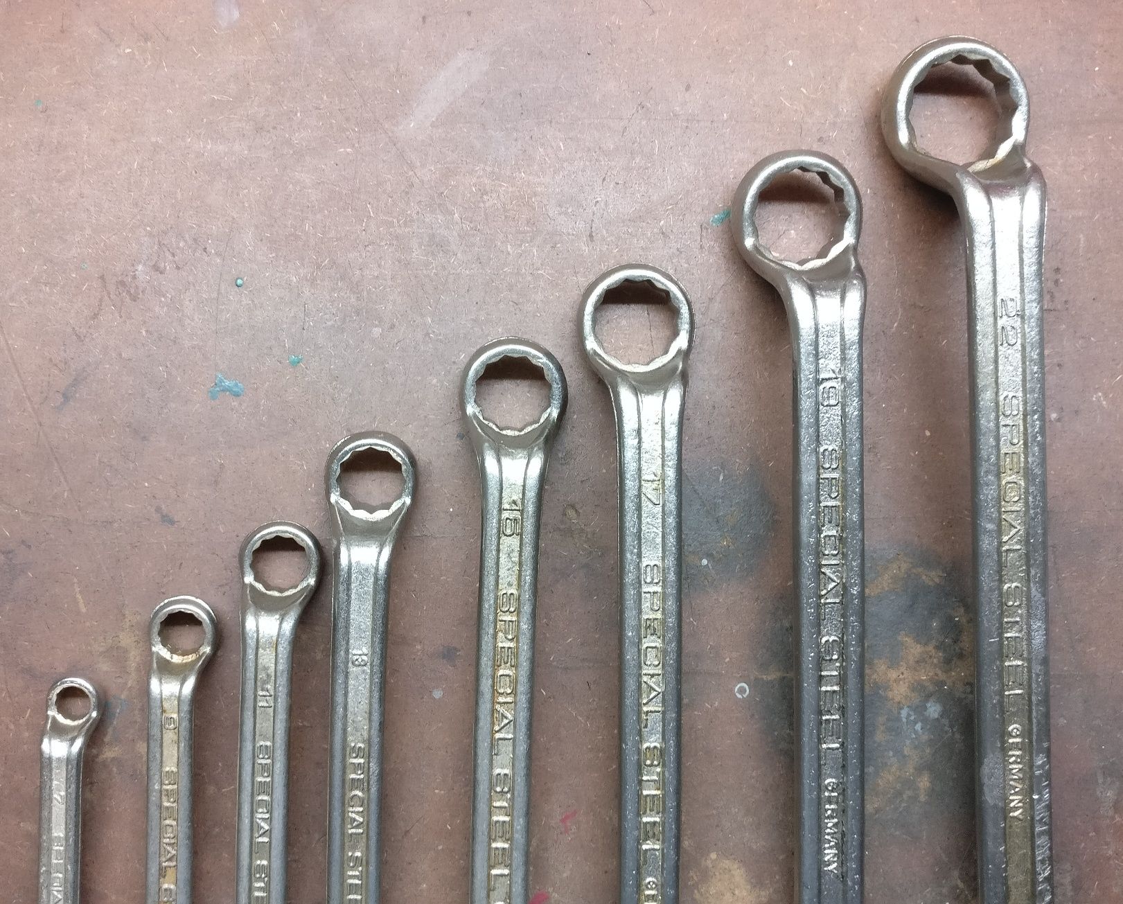 Conjunto de chaves luneta-luneta alemãs Special Steel