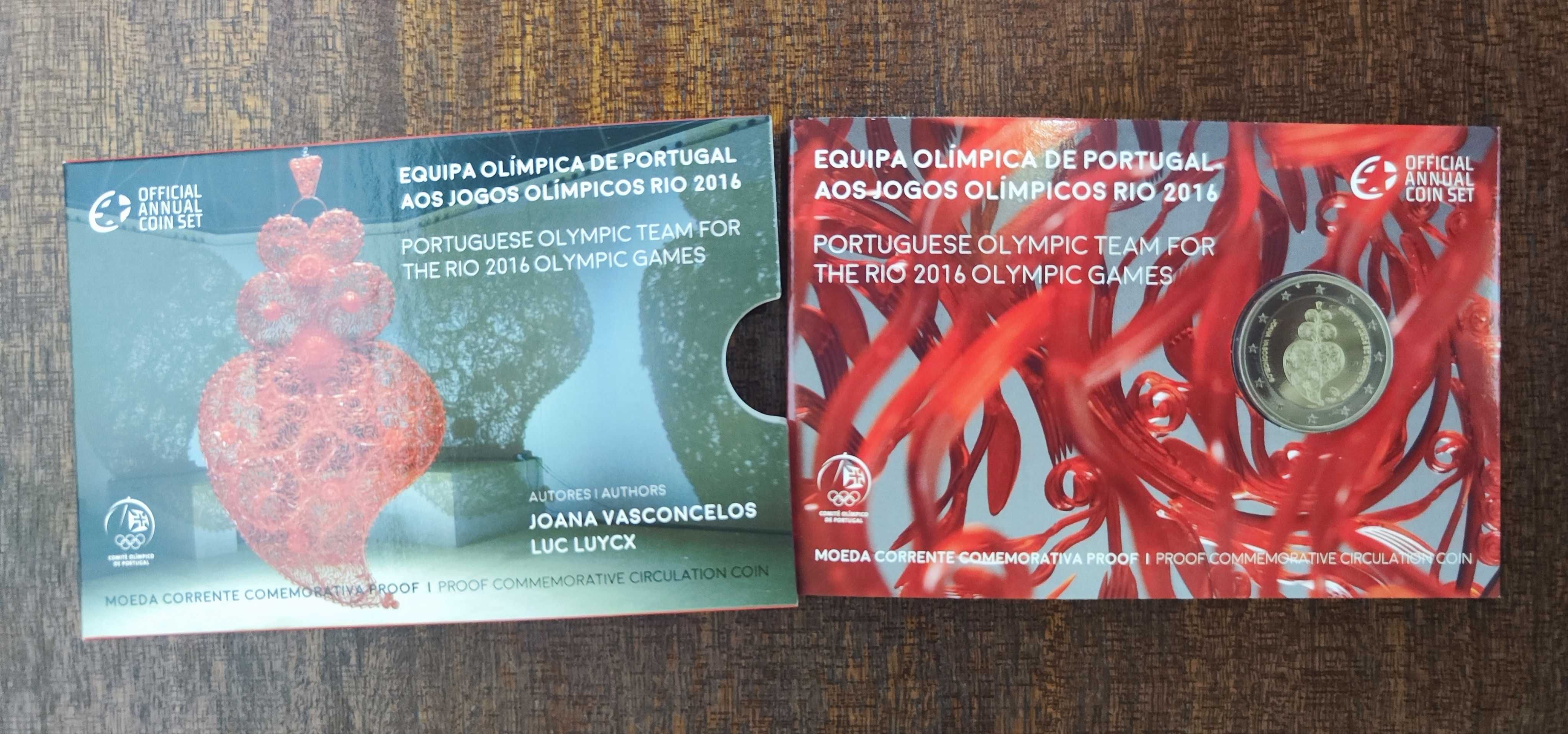 2€ Proof Presença Portuguesa nos Jogos Olímpicos do Rio , 2016