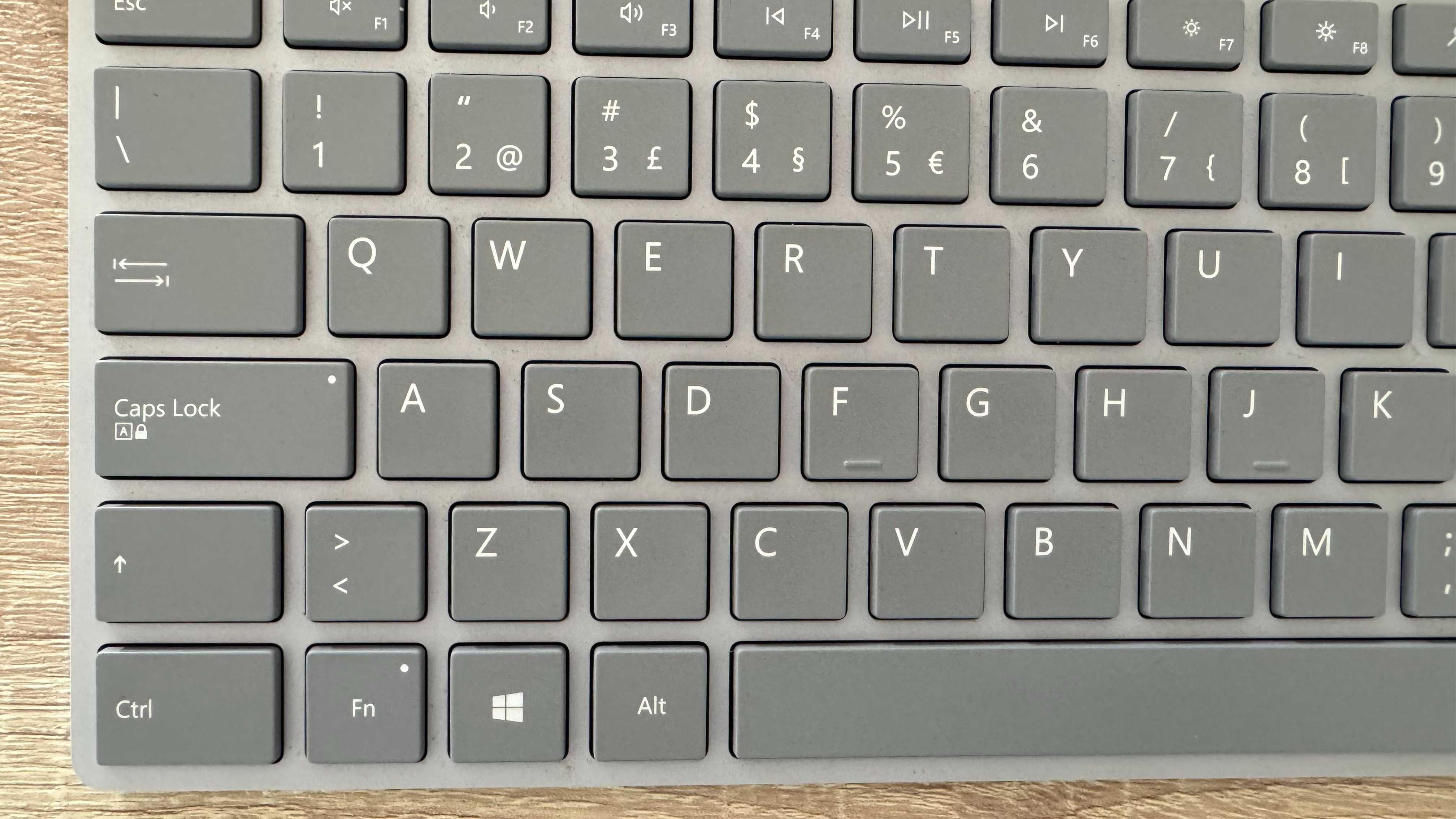 Teclado PT Microsoft Surface Cinzento