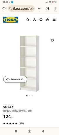 Regał biały Ikea