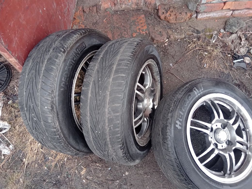 Шины ЛЕТО елочка 3 шт 195/60 R15 летняя резина лачети хюндай волга 15