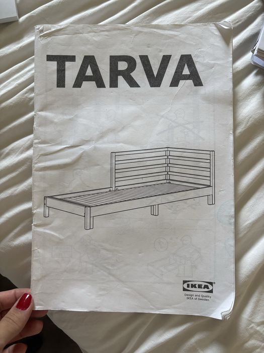 Cama solteiro/casal TARVA IKEA