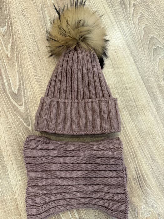 Набір зимовий ( комплект зима, шапка+хомут)