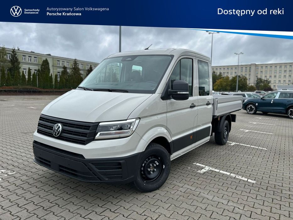 Volkswagen Crafter Crafter 35 Skrzyniowy z podwójną kabiną silnik: 2,0 l EU6 SCR 177 KM / skrzynia biegów: 4MOTION automatyczna 8-biegowa rozstaw osi: 3640 mm