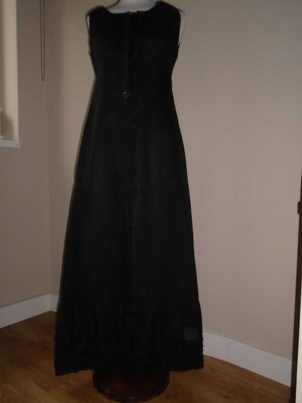 Vestido comprido preto