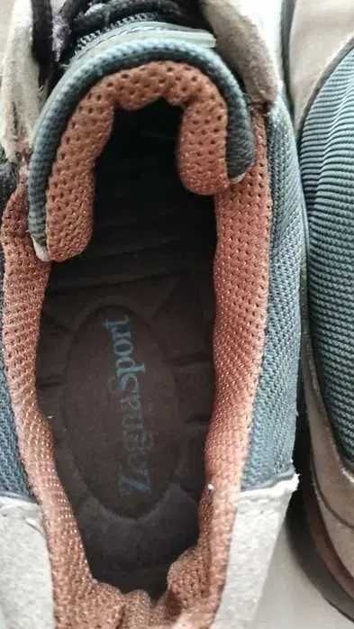 Sapatos castanhoapatos castanhos Ermenegildo Zegna usados, tamanho 41.