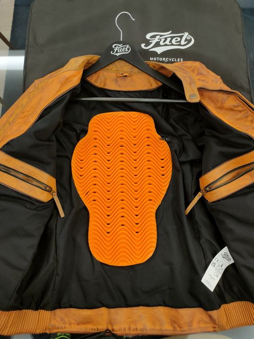 Casaco motard Fuel Bourbon tamanho L