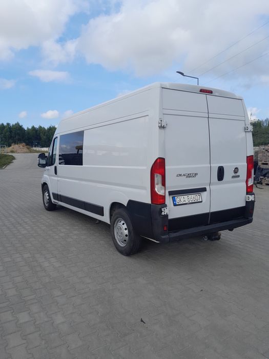 Fiat Ducato L3H2 Brygadowka 6-osobowy Hak 2.3. 130 koni 2018r