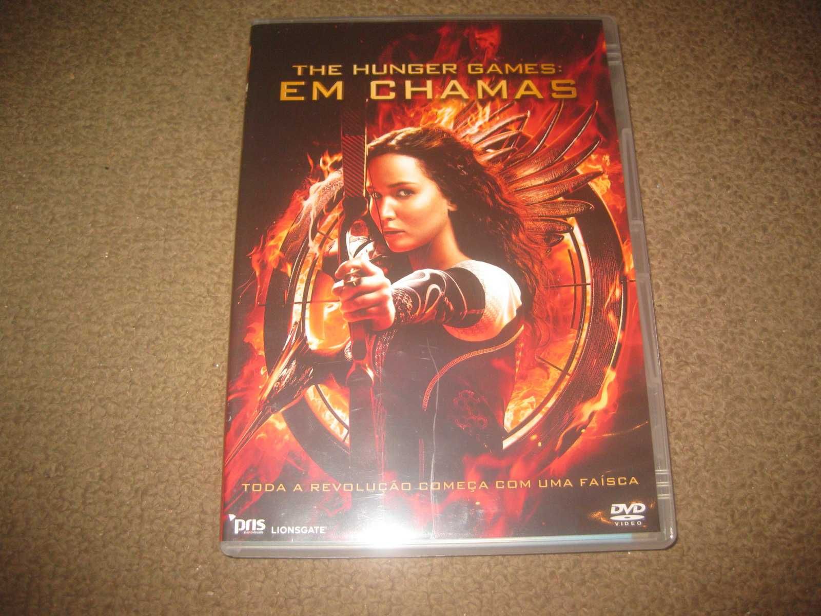 DVD "The Hunger Games: Em Chamas" com Jennifer Lawrence
