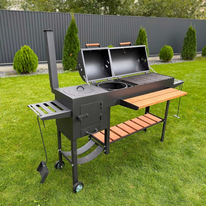 Мангал з пічкою на 13 шампурів