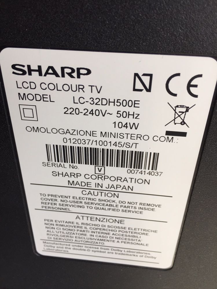 Продам телевізор SHARP