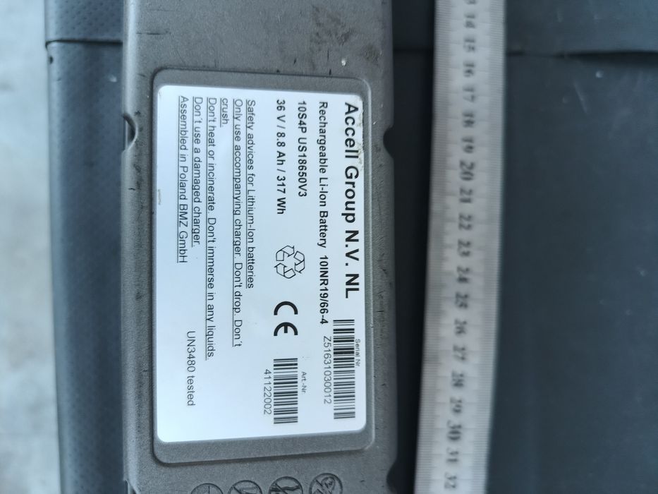 Акумулятор електровелосипед Ion 36v  li ion