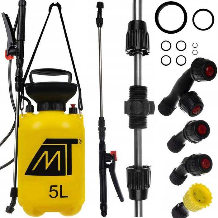 OPRYSKIWACZ CIŚNIENIOWY opryskiwacz ogrodowy 5l + dysze
