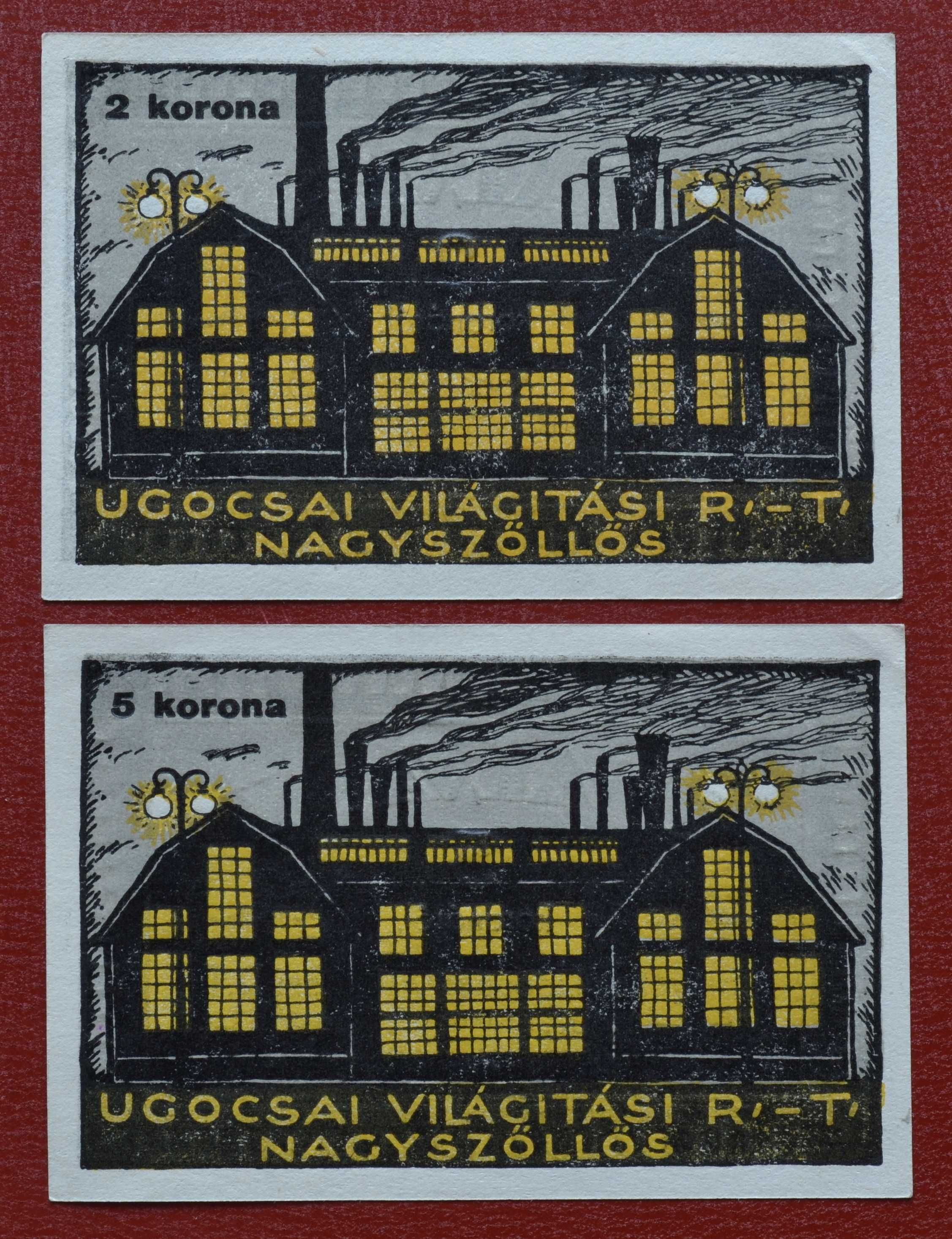 Бони, АТ Електростанції Угачани(Севлюш), 1-й Випуск 1919р. Оригінал
