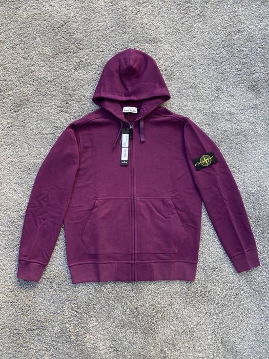 Зіп худі Stone Island Фіолетовий | Кофта Стон айленд Мужская | Стоник
