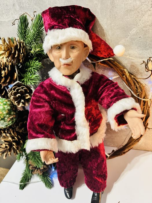 Велика лялька , місіс Клаус , порцелянова лялька, фарфор