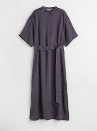H&M sukienka suknia nowa długa ciemna luźna XL