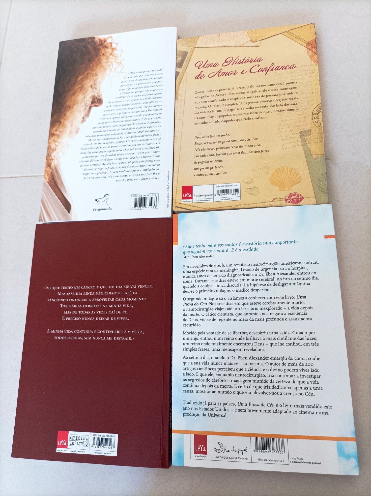 Livros Espirituais / Auto-Ajuda (Pegadas na Areia)