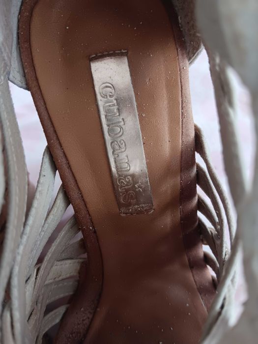 Sandálias de cunha em cortiça Cubanas