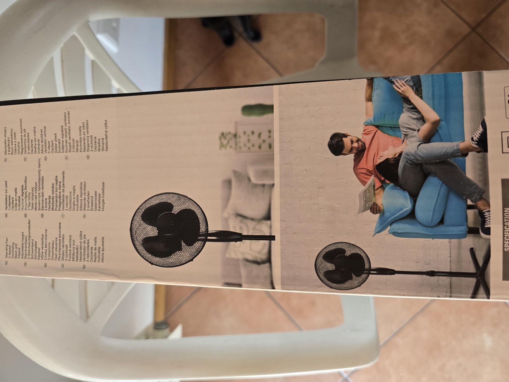 Ventoinha Kinzo 45W - Ventilador de Pé