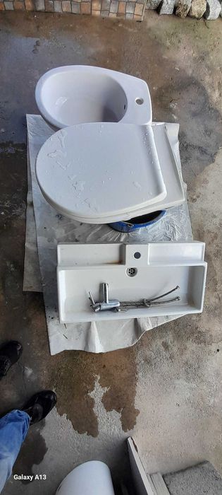 Loiça sanitaria  usada como nova