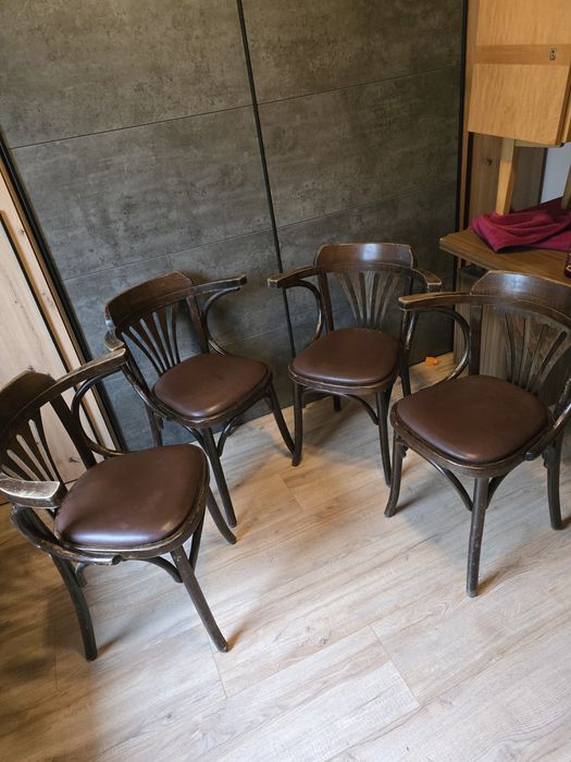 Thonet krzesła/taborety/fotel/vintage/