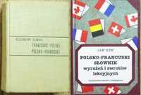 dwa słowniki polsko - francuskie