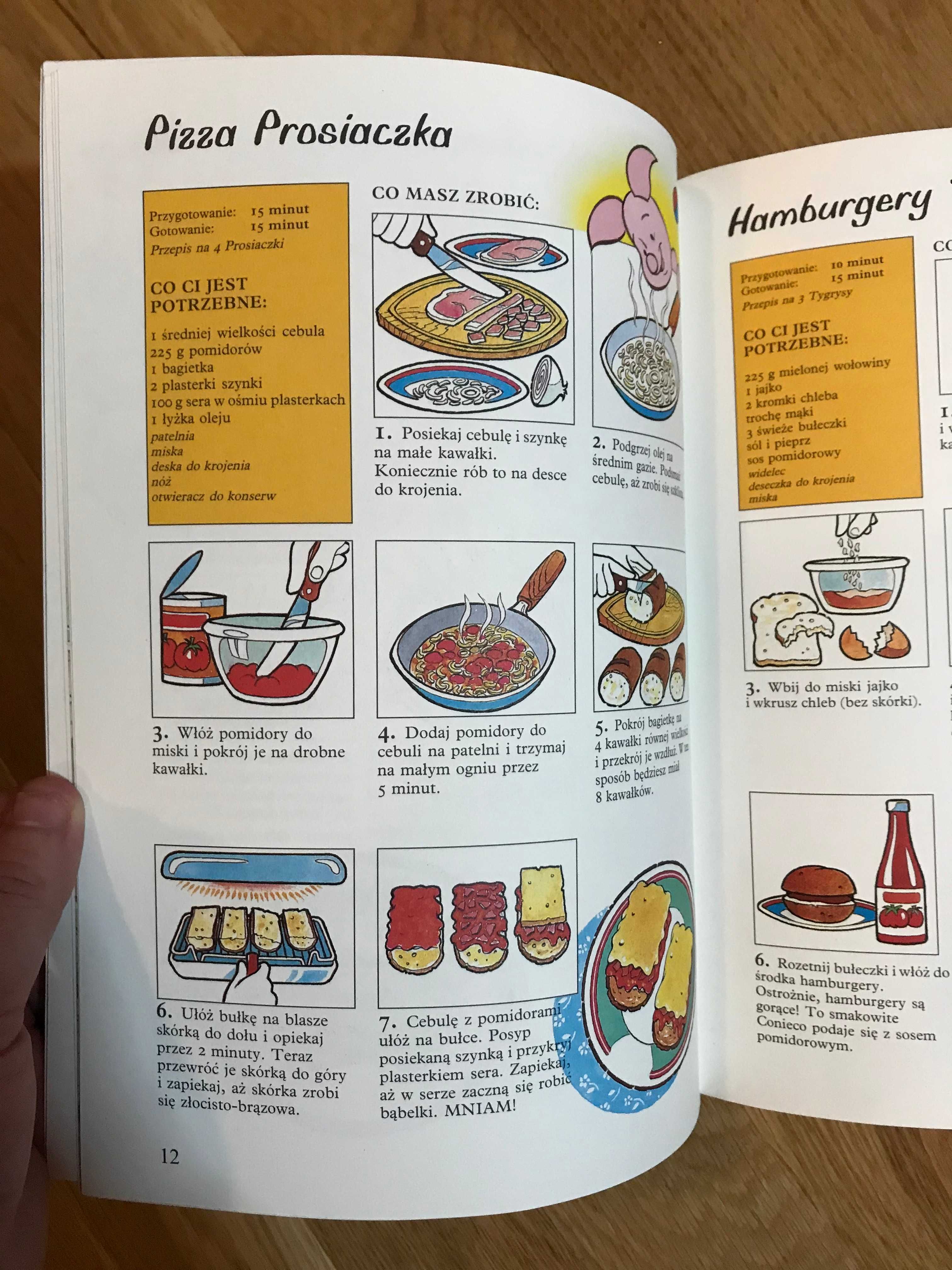 Walt Disney Książka Kucharska Kubusia Puchatka - kultowa UNIKAT